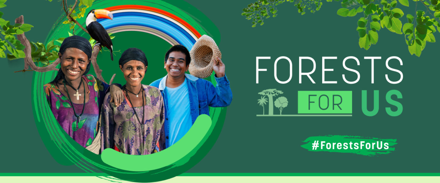 #ForestsForUS campaign page banner 
