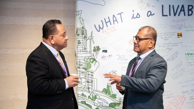 Colleagues meeting at World Bank Fiscal Resilience Program Event