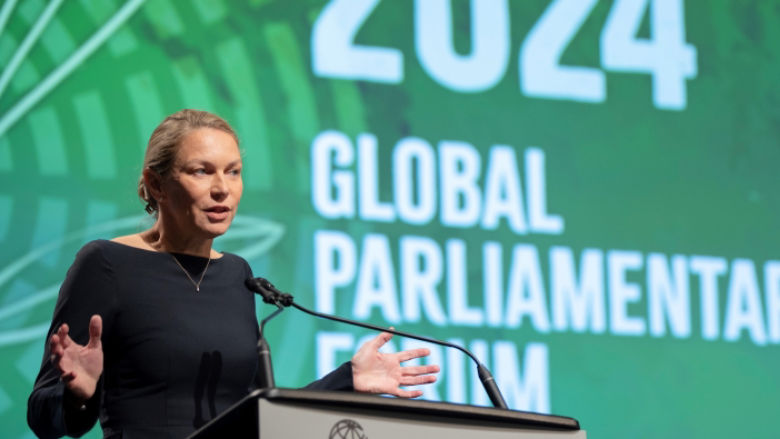 Orsolya at the 2024 Global Parliamentary Forum 1