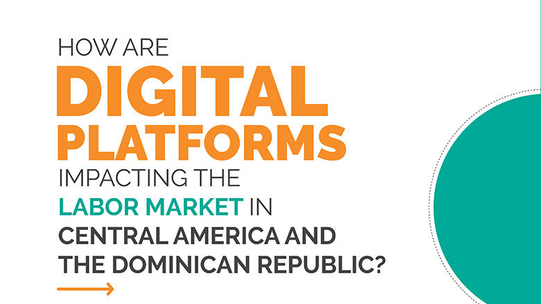 How are Digital platforms impacting the labor market in Central America and the Dominican Republic