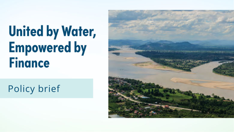 2026 World Bank GFTW United by Water Empowered by Finance policy brief