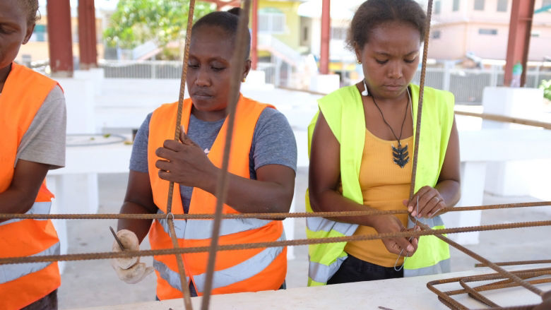 CAUSE Participants working on a market