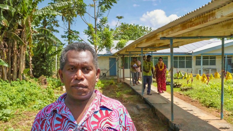 Rex Maukera, Health Director for Malaita Province, Solomon Islands