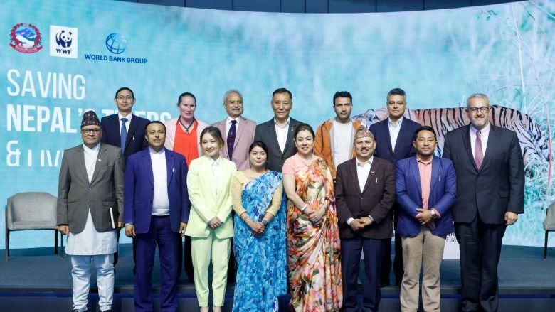 Participants of high level event on saving Nepal's tigers and livelihoods