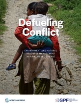 Cover for Defueling Conflict Environment and Natural Resource Management as a Pathway to Peace Report