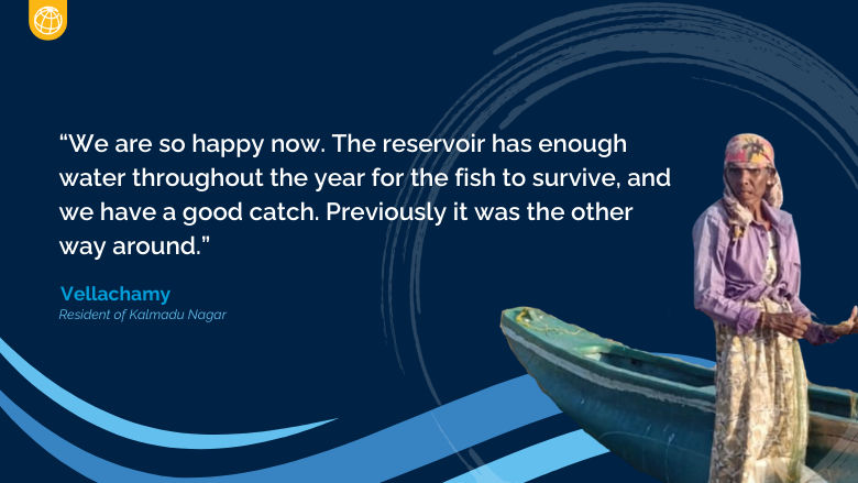 Vellachamy Beneficiary of Kalmadu Dam Rehabilitation in SL