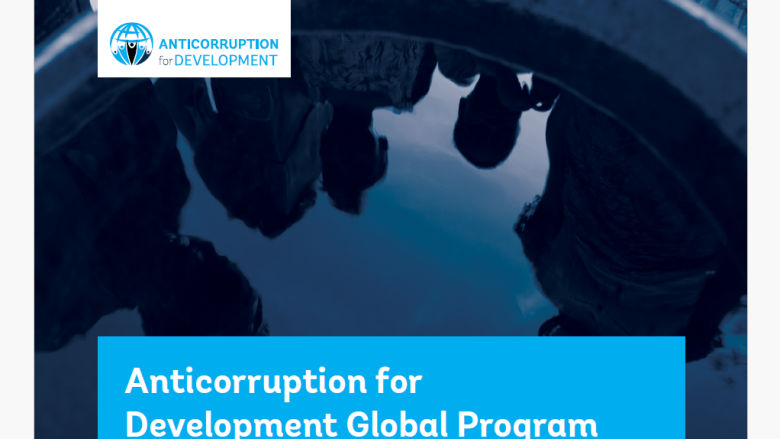 Cover image of the Anticorruption for Development Global Program brochure