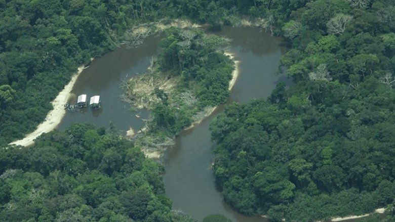 Dragas en el río Purité, Amazonía colombiana