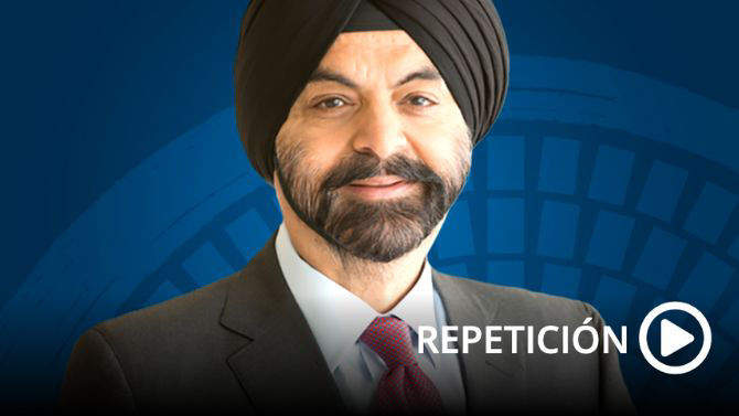 Conferencia prensa Ajay Banga