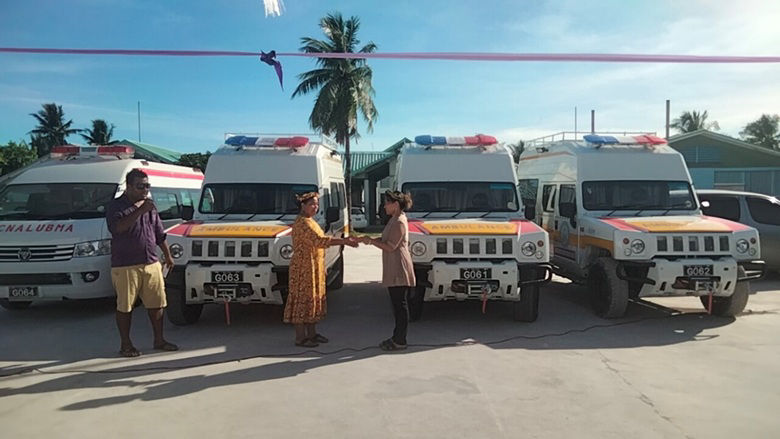 Ambulance Handover in Kiribati