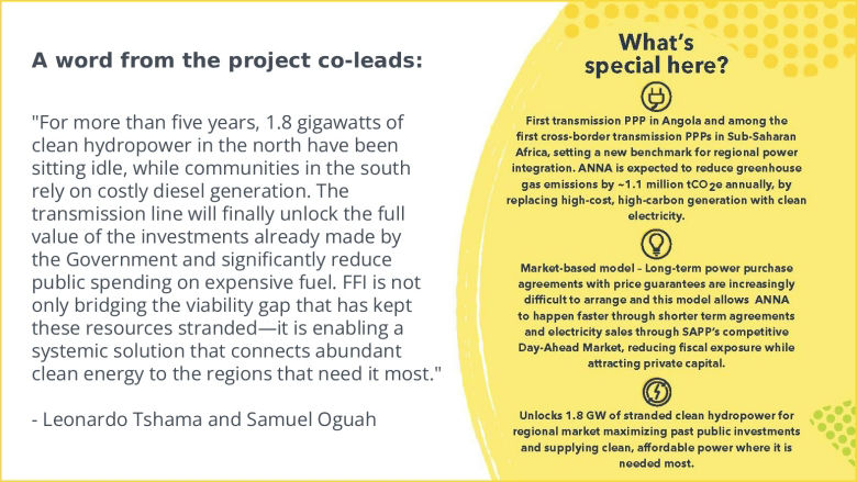 The Angola-Namibia Inter-connection Project  