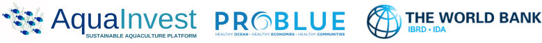 Aquainvest Logo with PROBLUE and World Bank 