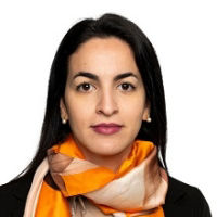 Carolina Avello-Facial shoot with orange & white scarf