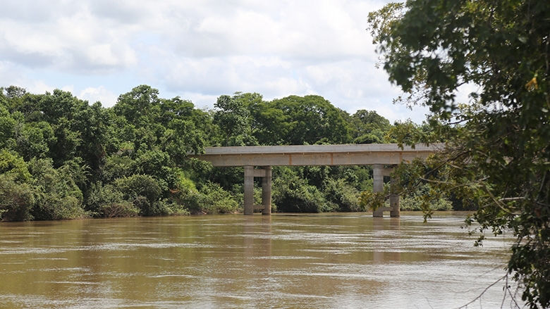 Bridge over Manoel Alves River