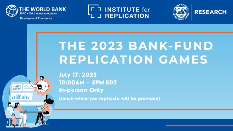 The 2023 Bank-Fund Replication Games event card
