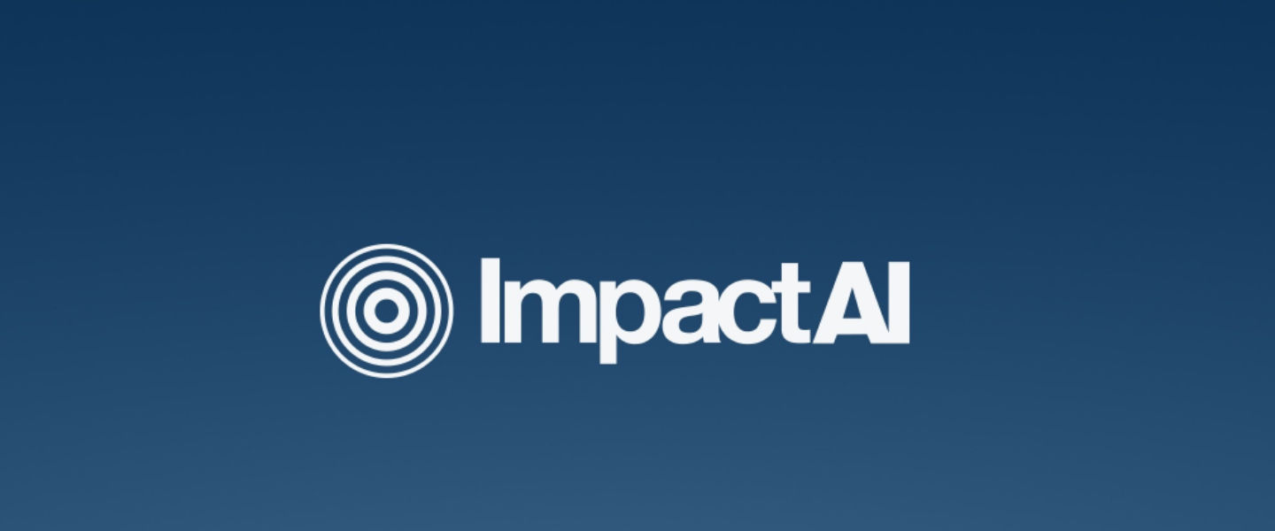 ImpactAI logo which has four concentric circles becoming thinner as they move outwards.