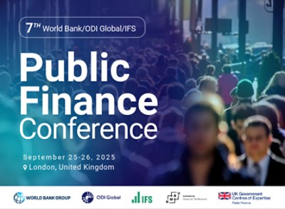 7th World Bank / ODI Global / IFS Public Finance Conference image