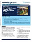  Knowledge Brief: Business, Employment, and Productivity Impacts of Sugar-Sweetened Beverage Taxes 