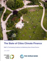 World Bank report on Cities Climate Finance