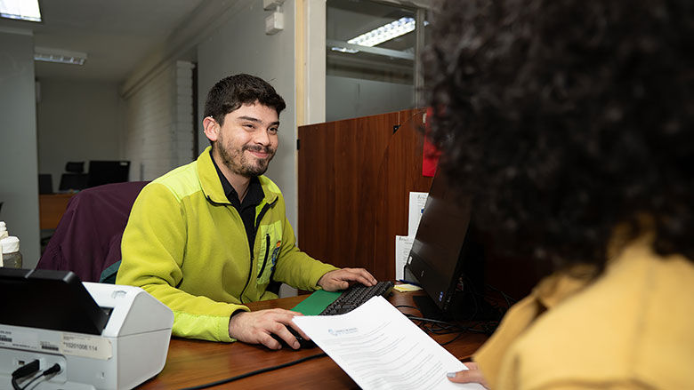 Municipal employee in the Municipality of Renca, Chile.