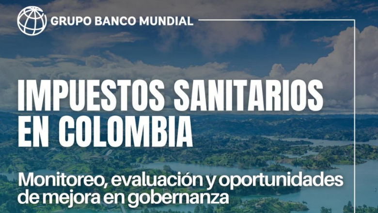 Portada del informe de impuestos sanitarios en Colombia 2025