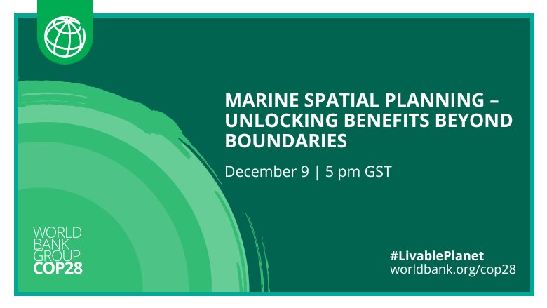 COP28 Marine Spatial Planning Event