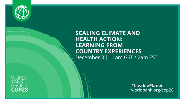 Scaling Climate and Health Action: Learning from Country Experiences