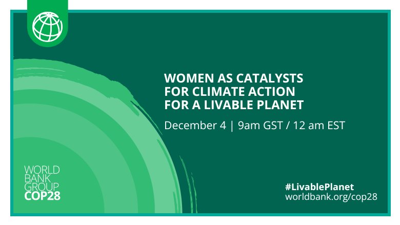 Women as Catalysts for Climate Action for a Livable Planet