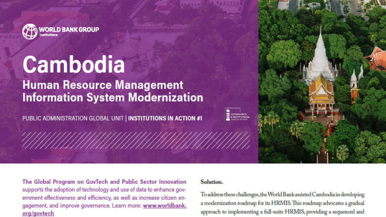 Image for Institutions in Action results brief on Cambodia 