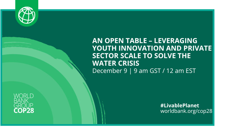 water crisis, youth , private sector