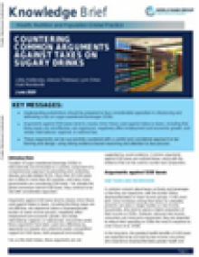 Countering Common Arguments Against Taxes on Sugary Drinks