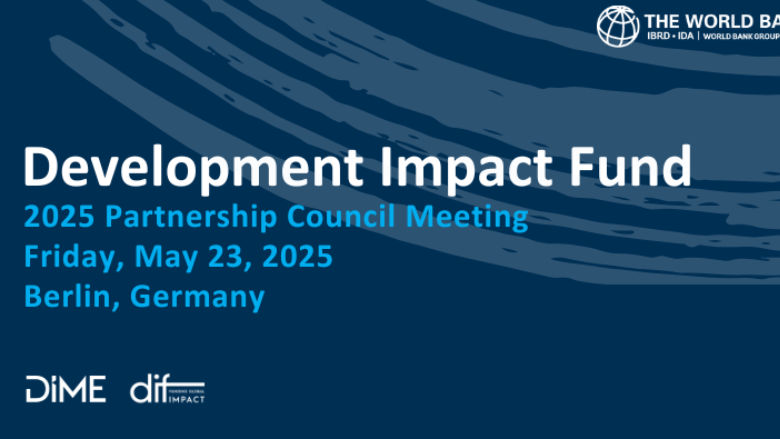 Development Impact Fund Partnership Council Meeting 20225