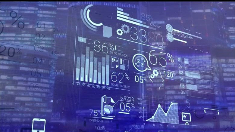 Graphic image of data visualizations