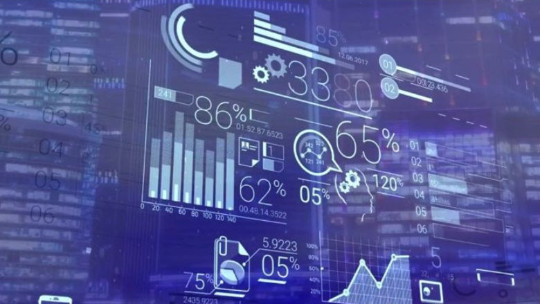 Graphic image of data visualizations