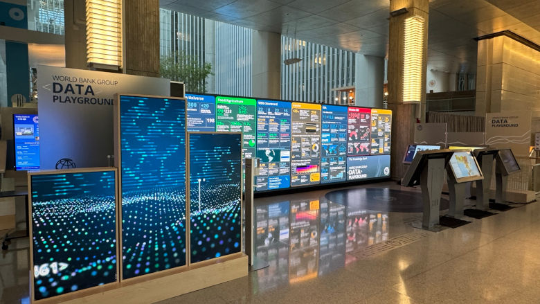 Picture taken of the Data Playground during the annual meetings