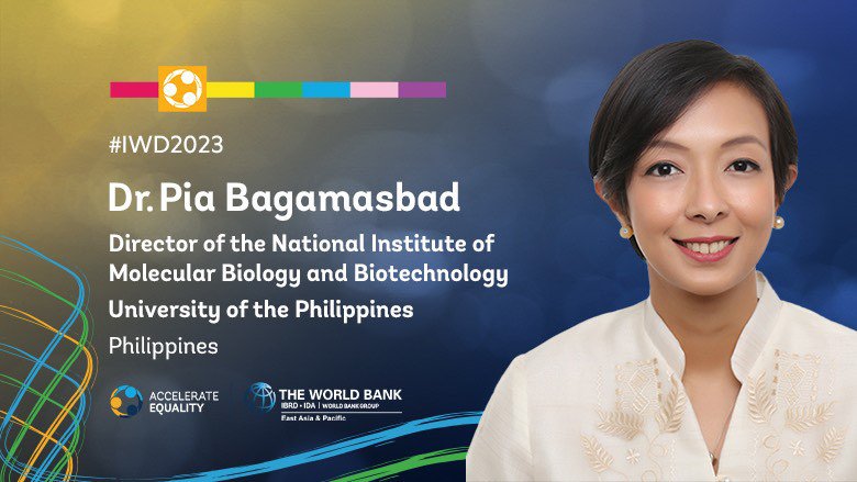 Dr. Pia Bagamasbad, University of the Philippines International Women's Day 2023