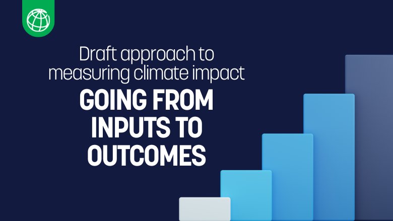 Draft approach to measuring climate impact