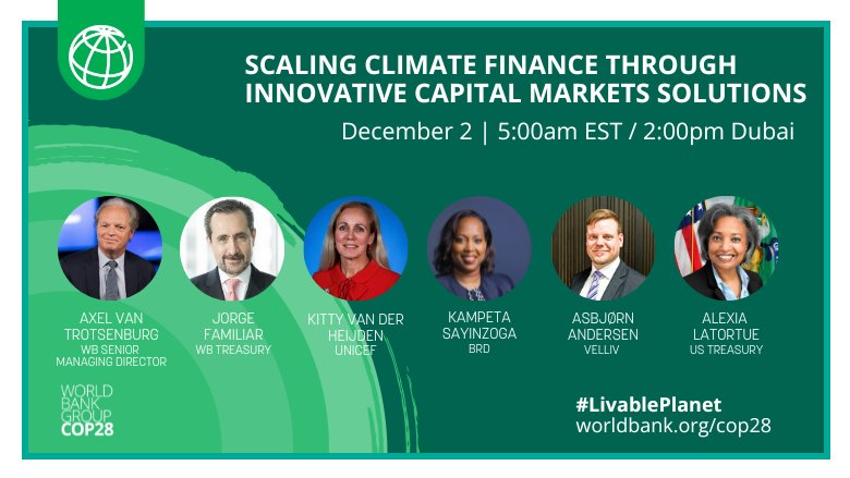 Event on Scaling Climate Finance with Capital Markets instruments