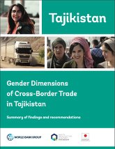 Summary Gender Dimensions of Cross-Border Trade in Tajikistan