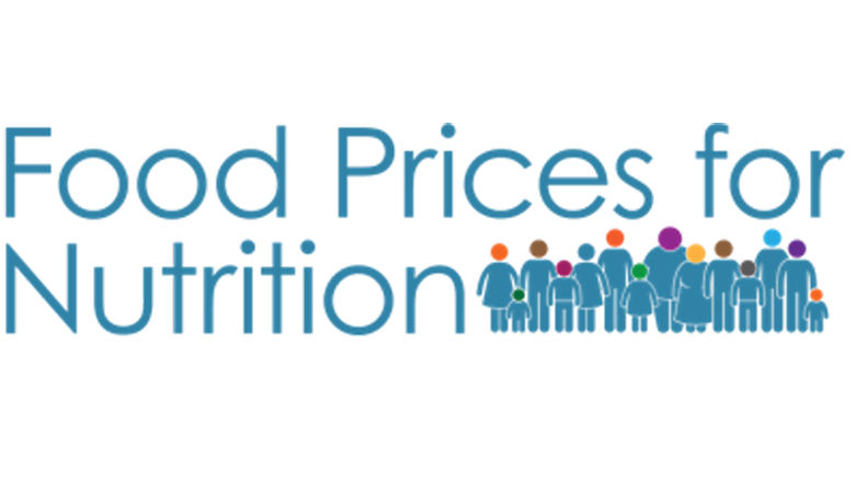 Food Prices for Nutrition logo with people