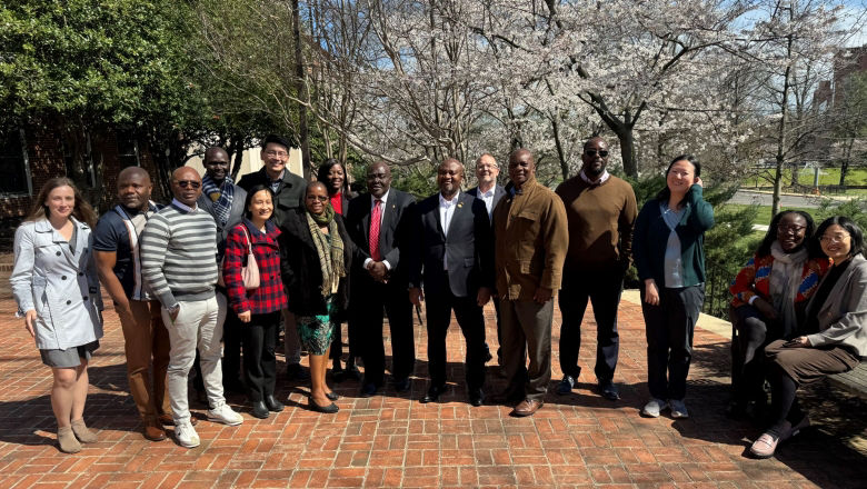 A photo of the Transport delegation.