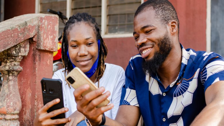 Young Africans use their phones and the internet to connect to local and global opportunities and be part of the digital tran