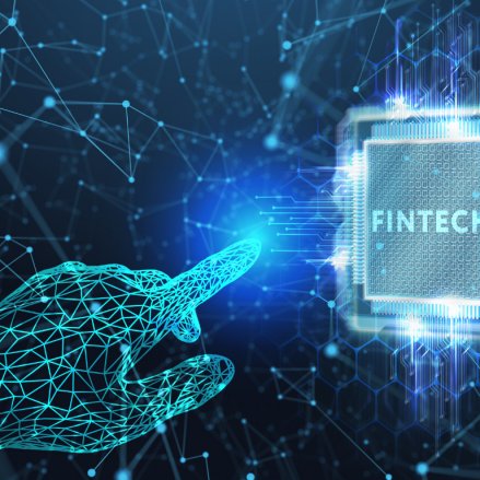 Fintech -financial technology concept 