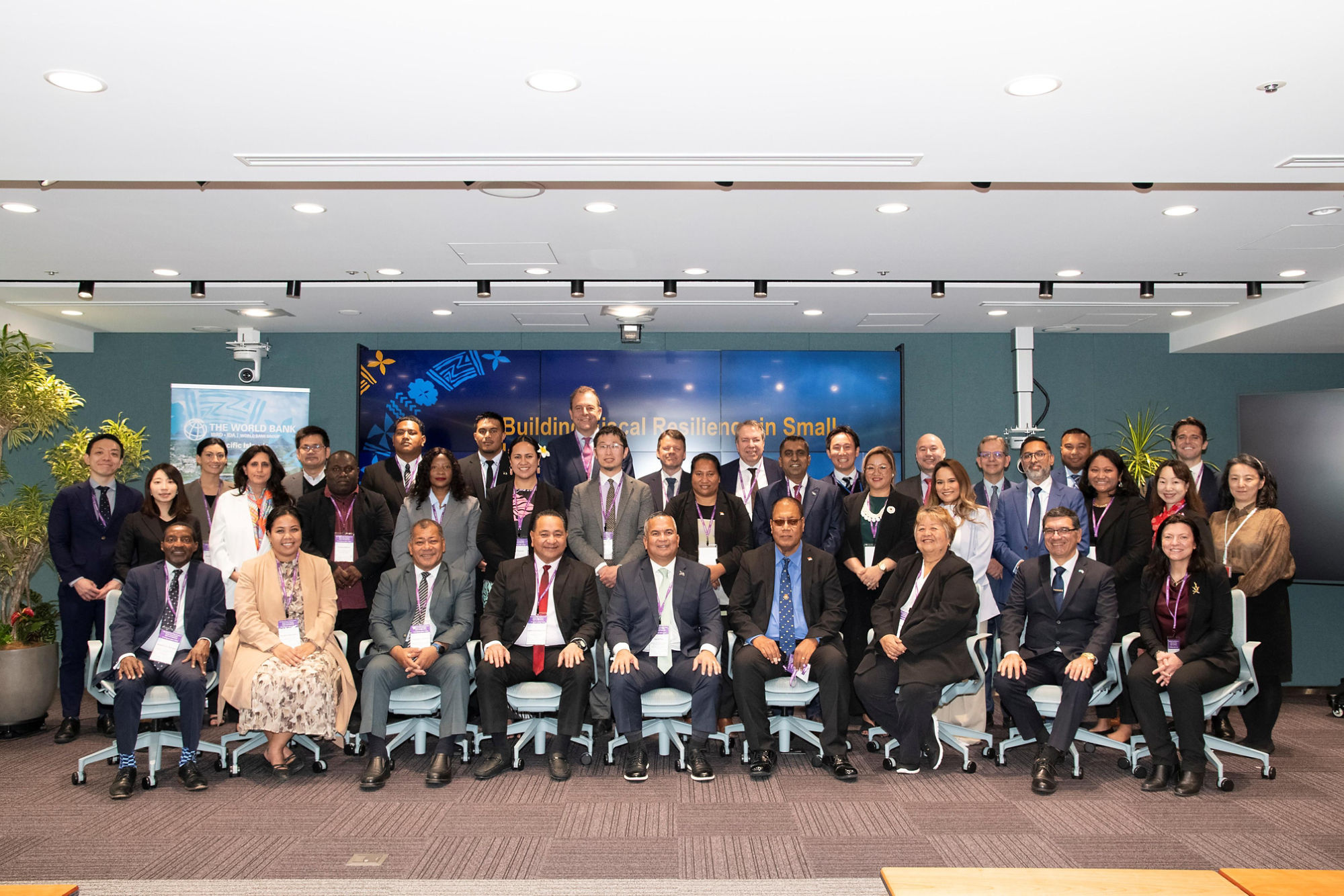 Group photo from the Fiscal Resilience event in Tokyo March 2025