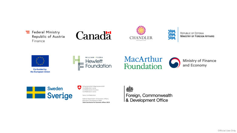 Banner of G&I donors logos