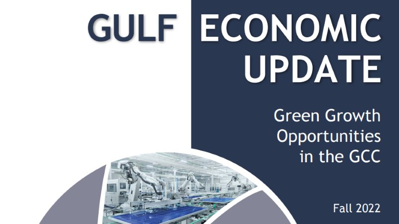 GCC Economic Update October 2022 Renewable Energy Report Cover