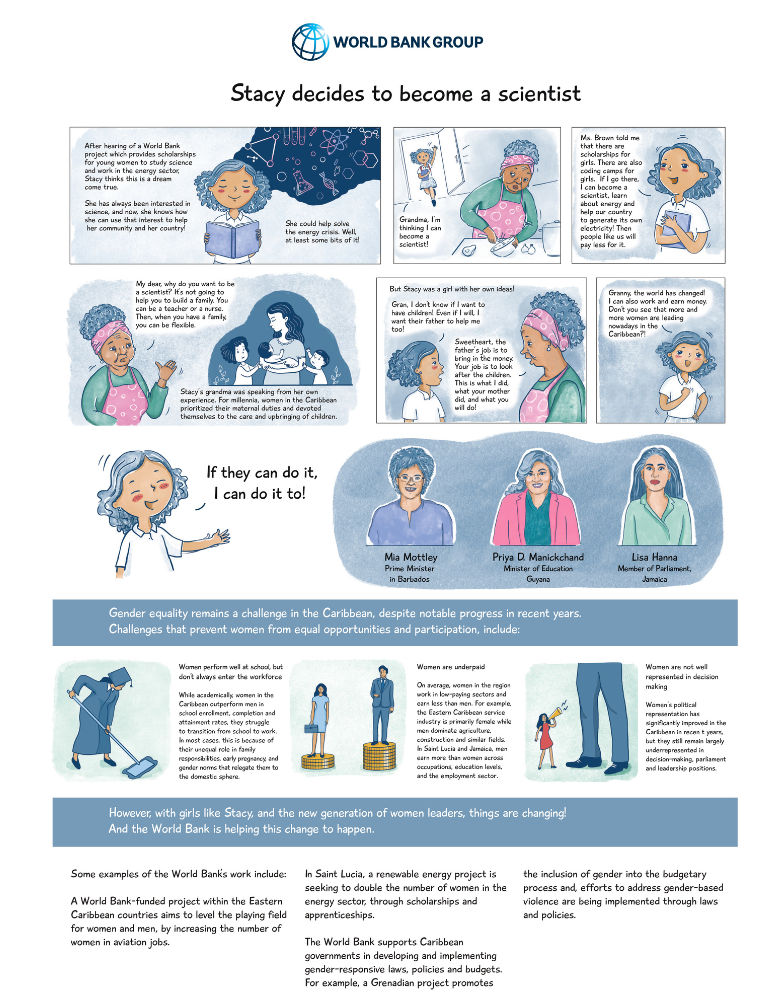 Stacy decides to become a scientist