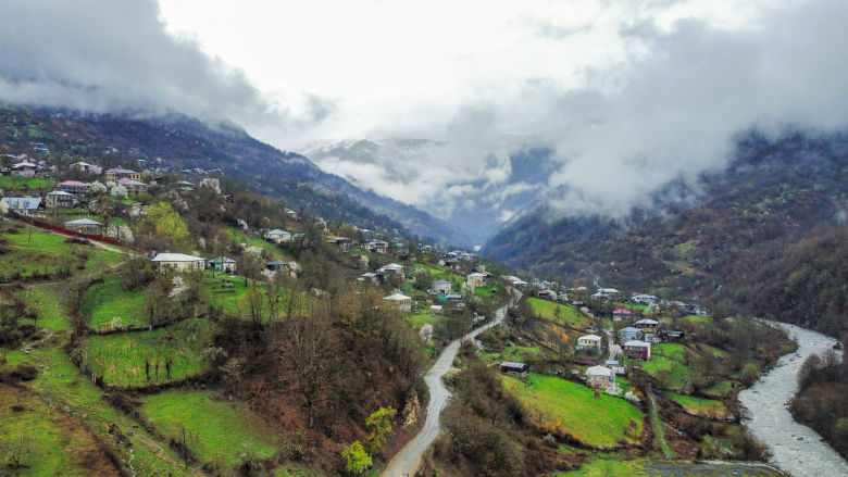 View of the mountainous region of Racha, Georgia. Photo: Tamar Kobakhidze