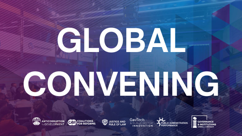 Convenings by the Public Administration and Services global programs
