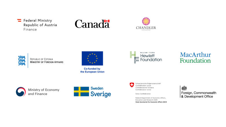 Banner that shows the logos of the G&I Umbrella Program%27s partners